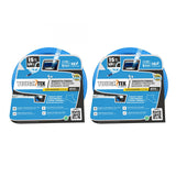 Tuyau en caoutchouc Blu Shield Tough Tek pour nettoyeur haute pression 3/8" X 15' (4000:16000 PSI) Lot de 2