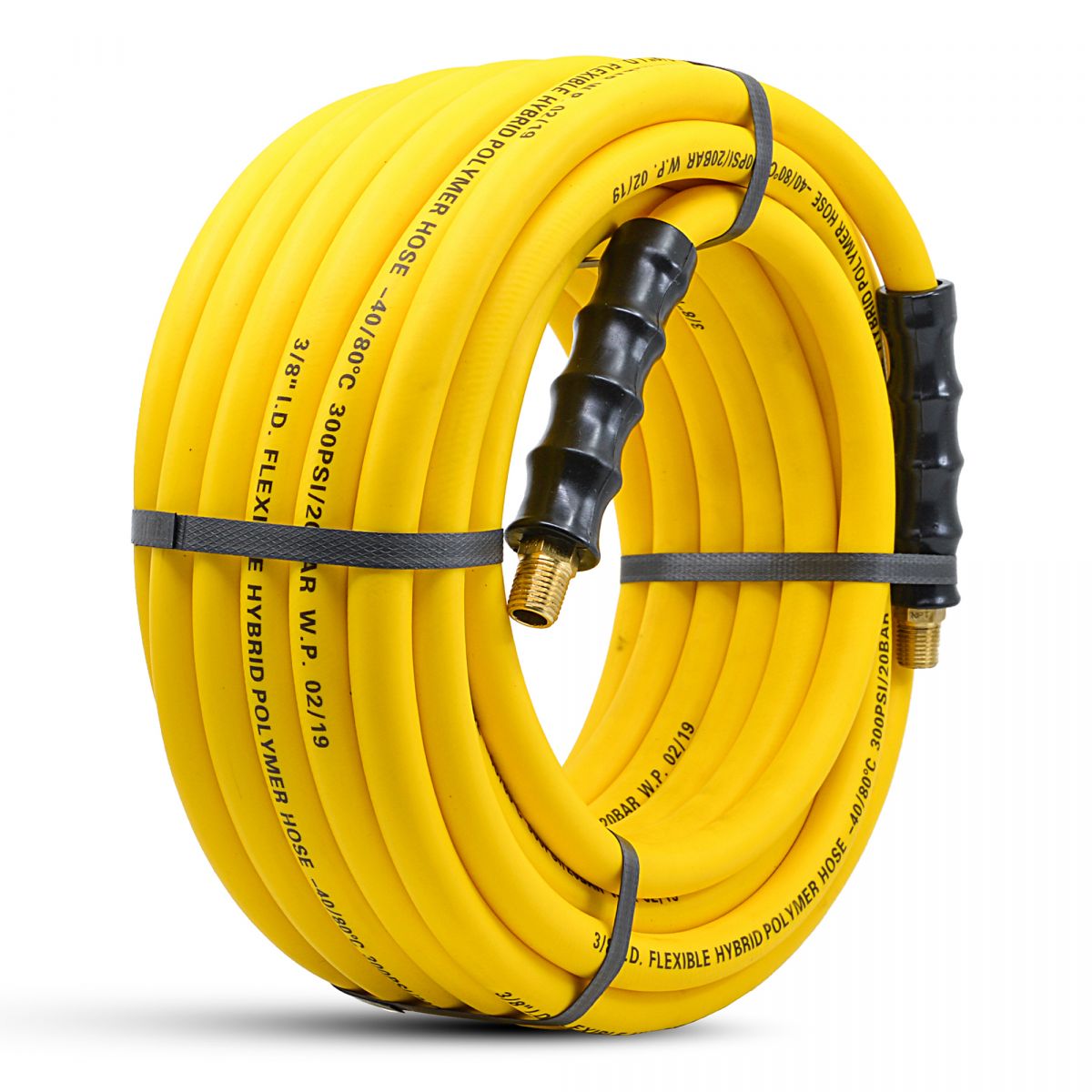 Tuyau d'air Avagard 3/8" en polymère hybride – Léger, résistant aux torsions, haute performance avec raccords en laiton