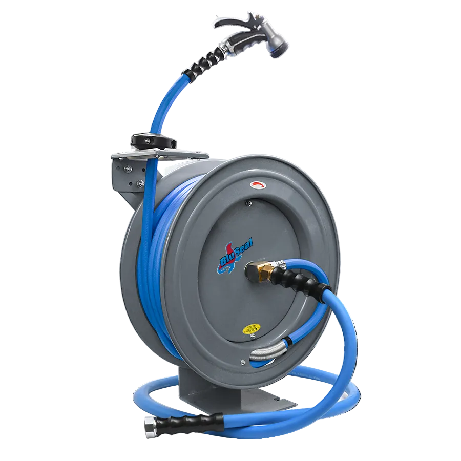 BluSeal Garden Hose Reel 3/4" x 50'  Blue