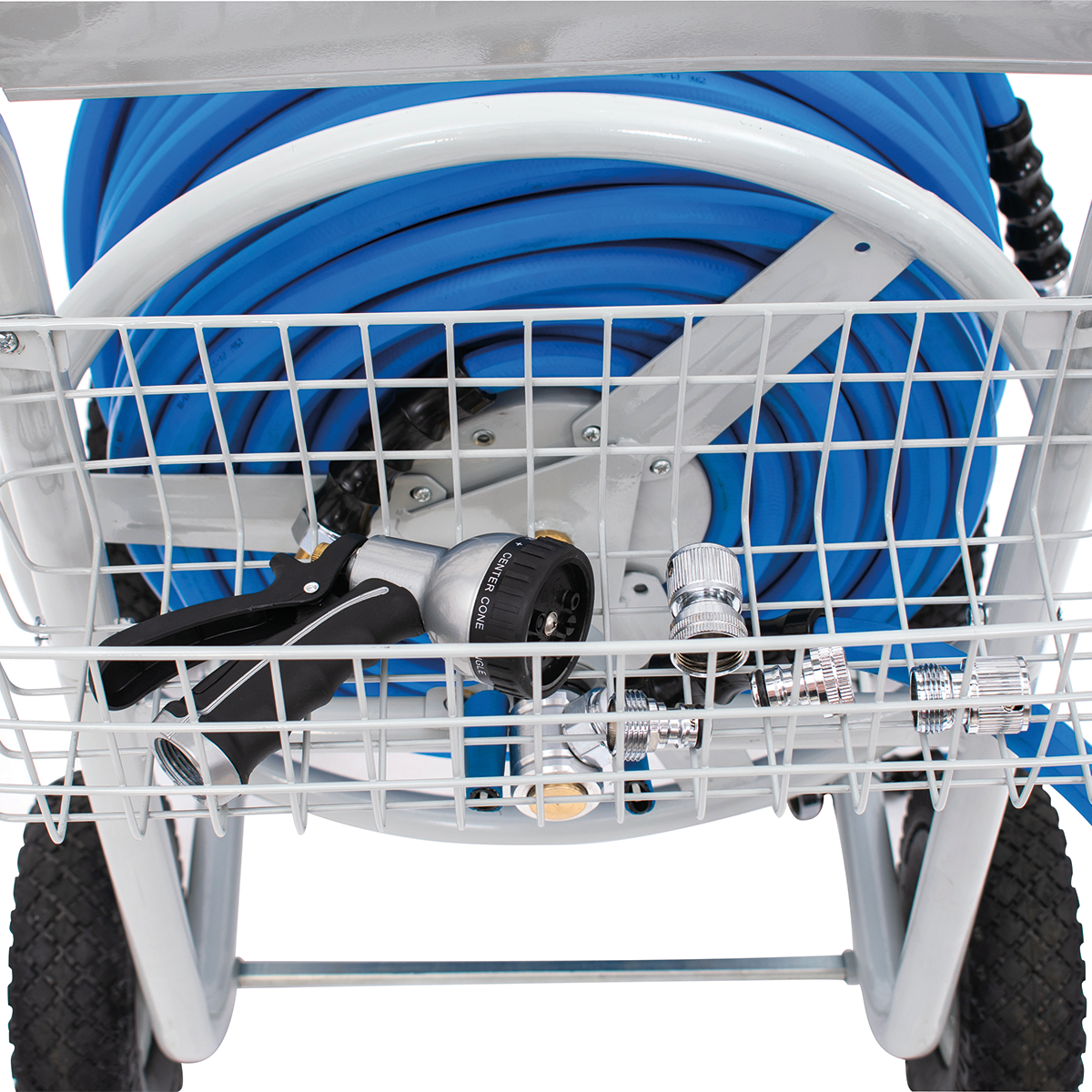 BluSeal Garden Hose Reel Cart